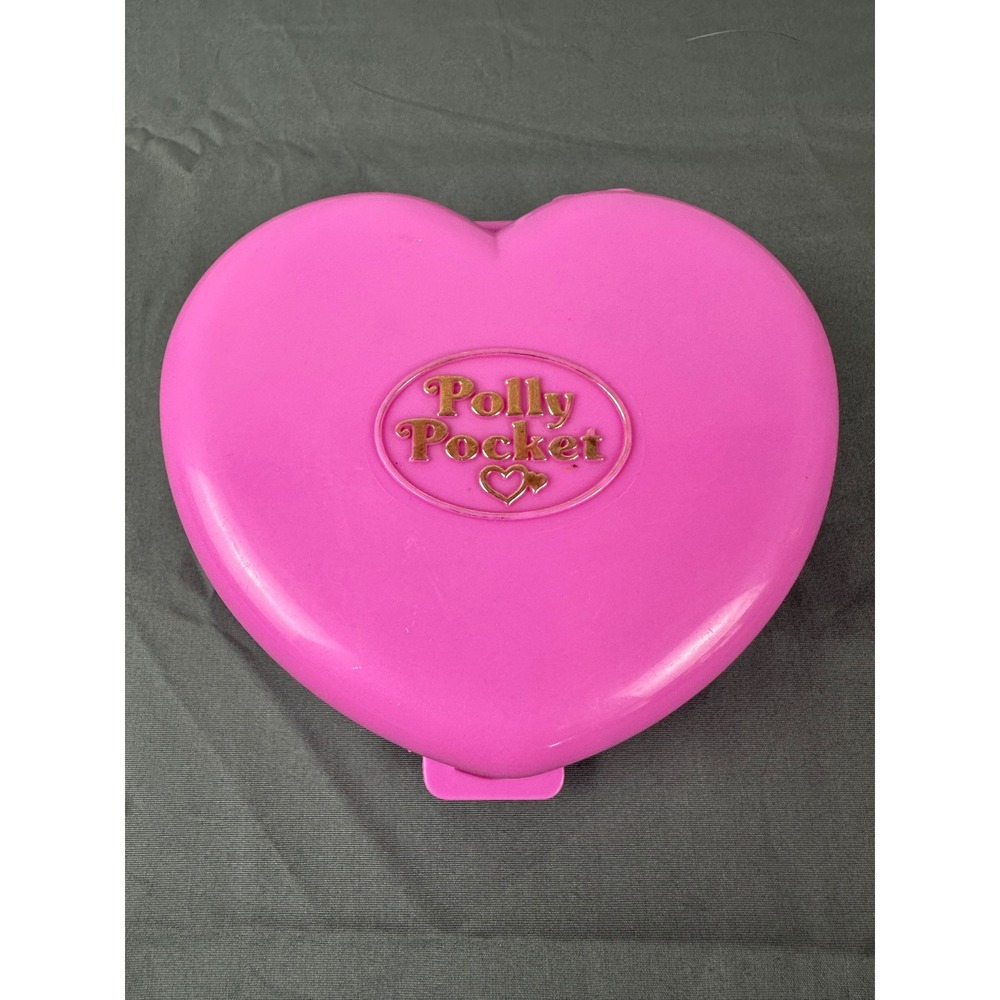 Polly Pocket Starlight Castle Heart Shaped COMPACT ONLY Bluebird 1992
